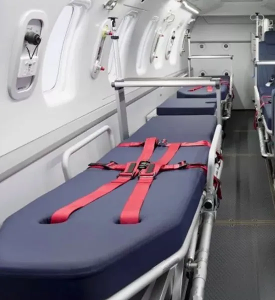 intérieur avion ambulance